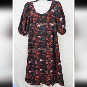 Rachel Comey Women's Floral Print  3/4 Sleeve Dress,NWOT Size 6